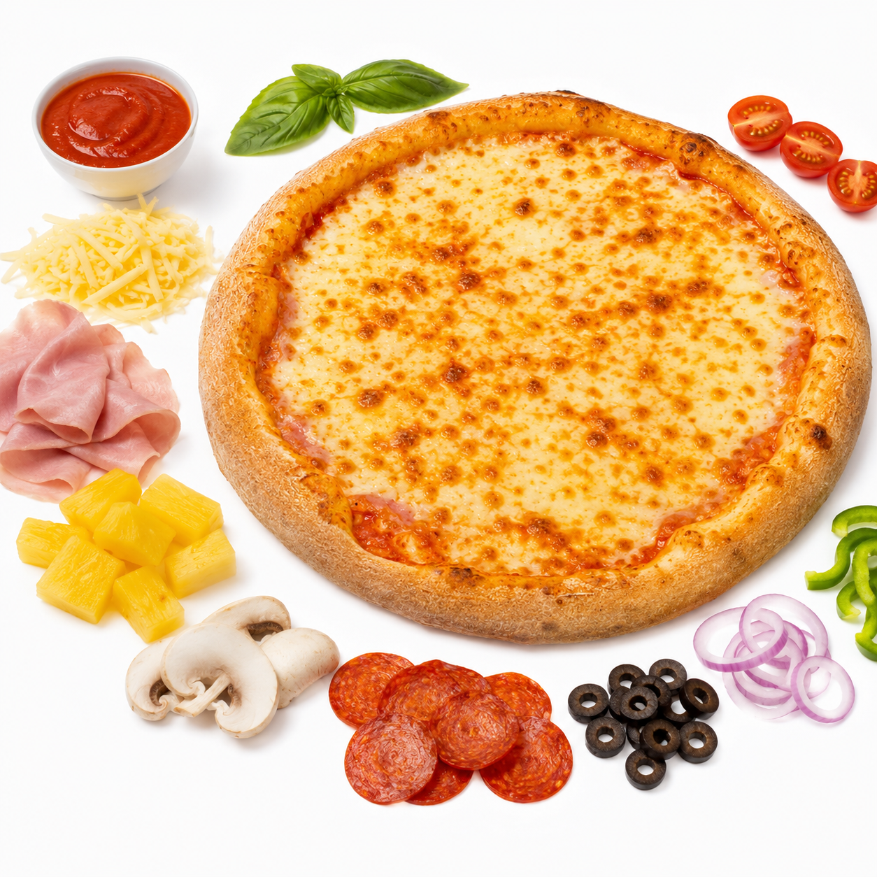 Maak je eigen pizza